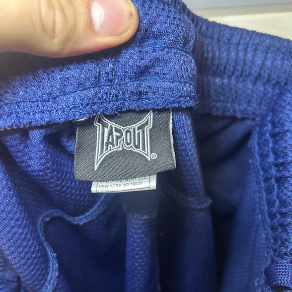 Tapout Men's Navy and Red Athletic Shorts - Picture 3 of 9